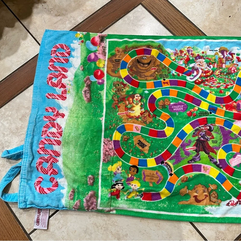 Vintage Candy Land Towel Poncho – 2008 Hasbro x Jay Franco & Sons